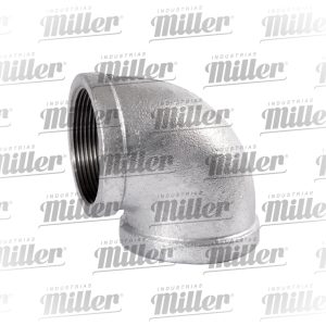 Codo 90 grados de hierro maleable