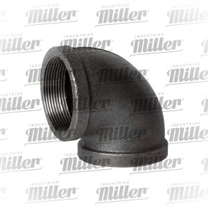 Codo 90 grados negro de hierro maleable