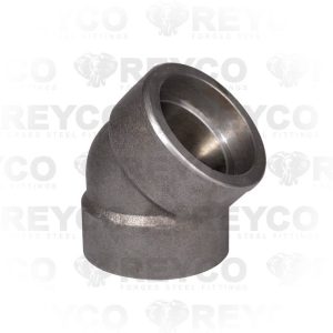 Codo 45 soldable de acero al carbon