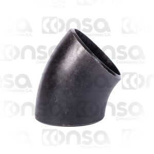 Codo soldable 45 grados acero al carbón