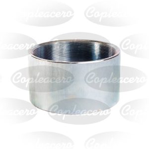 Cople de acero galvanizado