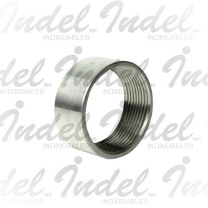 Medio cople de acero inoxidable