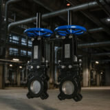 Válvulas de cuchilla en sistema hidraulico