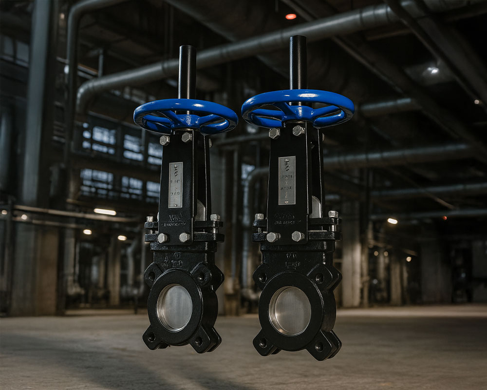 Válvulas de cuchilla en sistema hidraulico