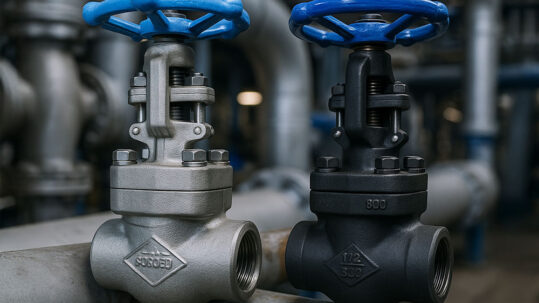 Válvulas globo en sistema hidráulico